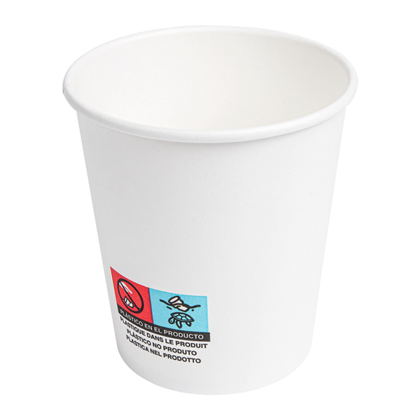 White cardboard cups 18 cl / 6 oz