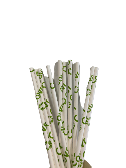 Customized Disposable Paper Straws 20 x 0.08 cm (10,000 units)