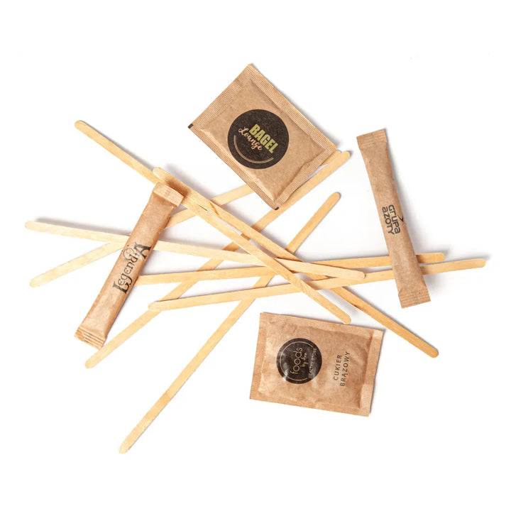 Custom brown sugar sachets - 4g