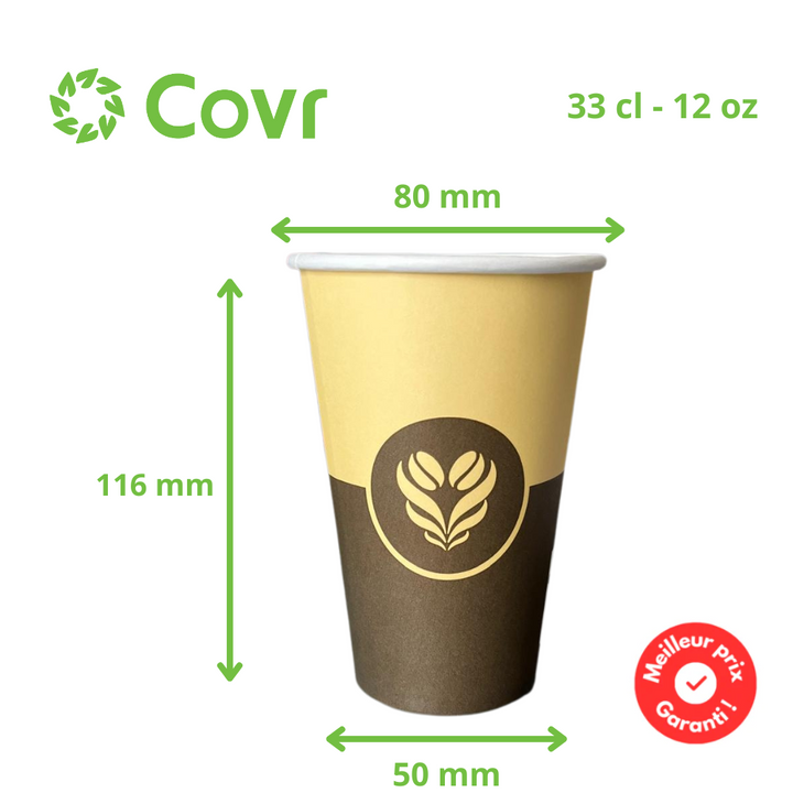 Barista Design Cups 33 cl - 12 oz -  280 + 18 gsm