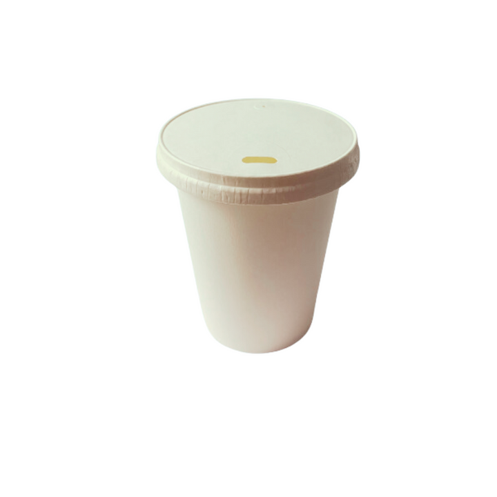 Lids for white cardboard cups Ø 80 mm (1000 units)