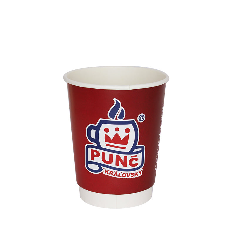 Customized 33 cl / 12 oz double-wall paper cups (1,000 units or more)