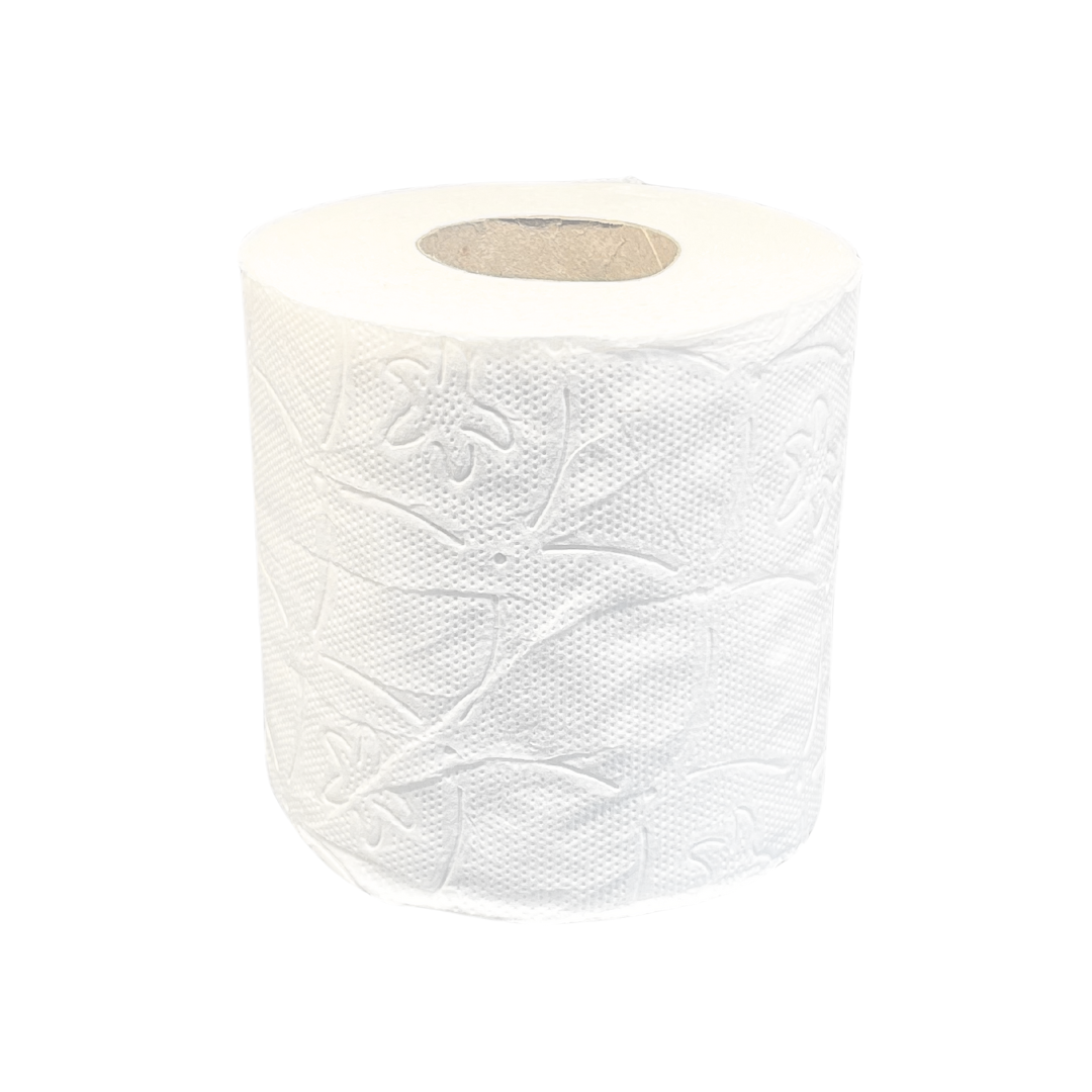 Weißes Toilettenpapier 2-lagig (108 Rollen)