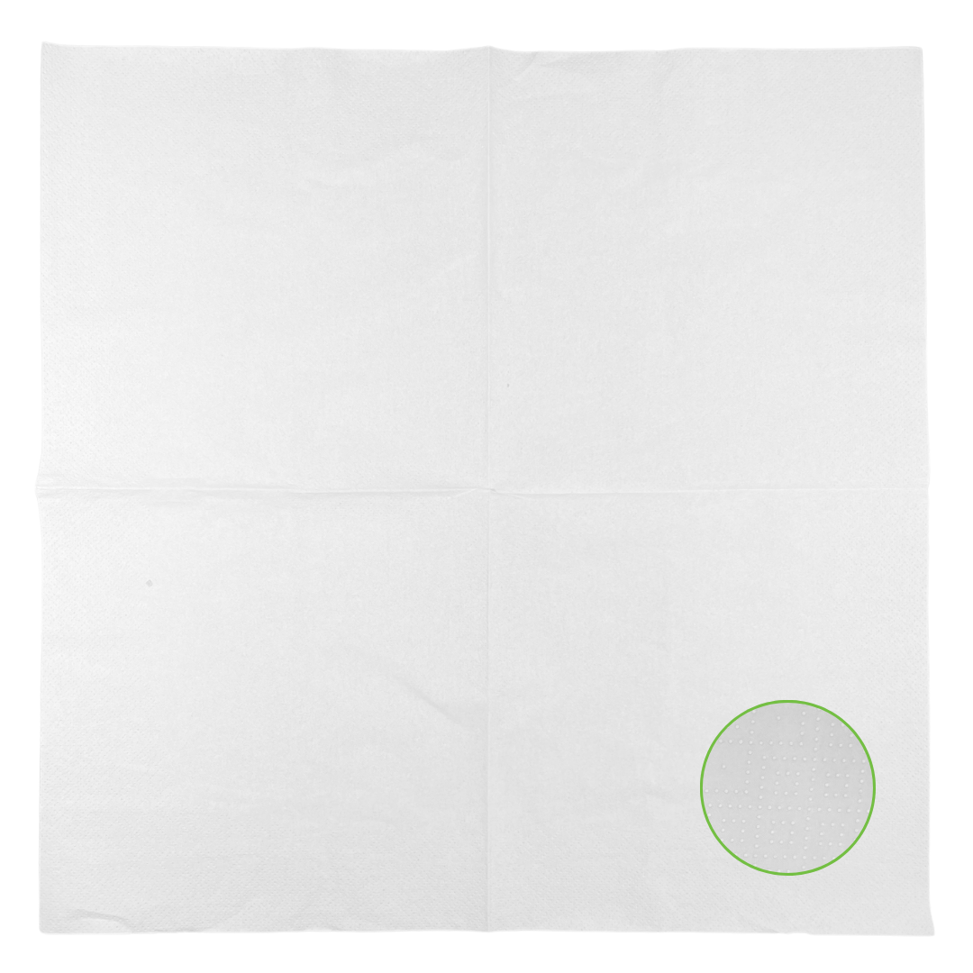 White 2-ply towels 40x40 (2400 units)