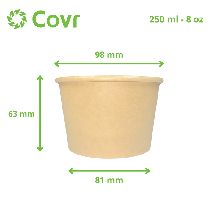 Soup bowl 25 cl - 8 oz (500 units)