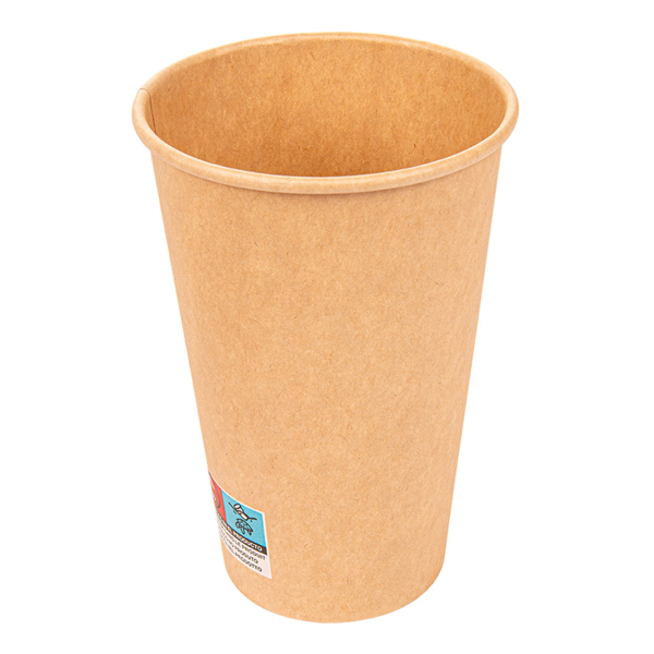 Kraft paper cups 50 cl / 16 oz -  300 + 18 gsm