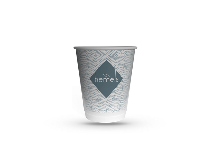 Customized double-wall paper cups 25 cl / 8 oz (10-day express delivery!)