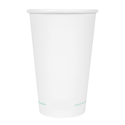 Plastikfreie Pappbecher 33 cl / 12 oz - 255 gsm